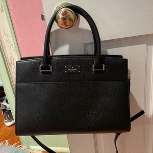 NEW! Kate Spade Black leather Handbag